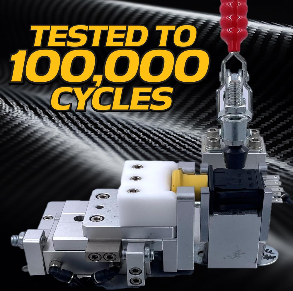 HD Switch sealing detail with gasket visible for IP53 protection against moisture and dust