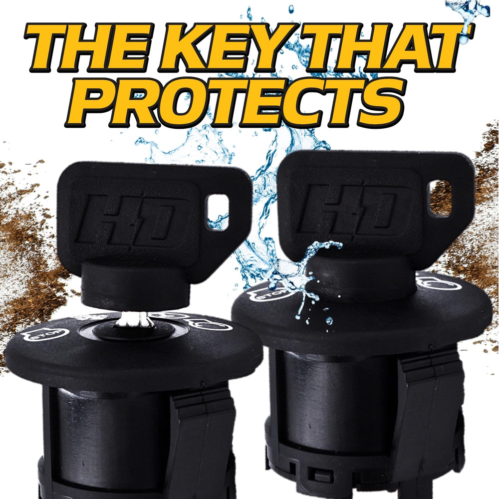 HD Switch spare metal key detail for backup convenience