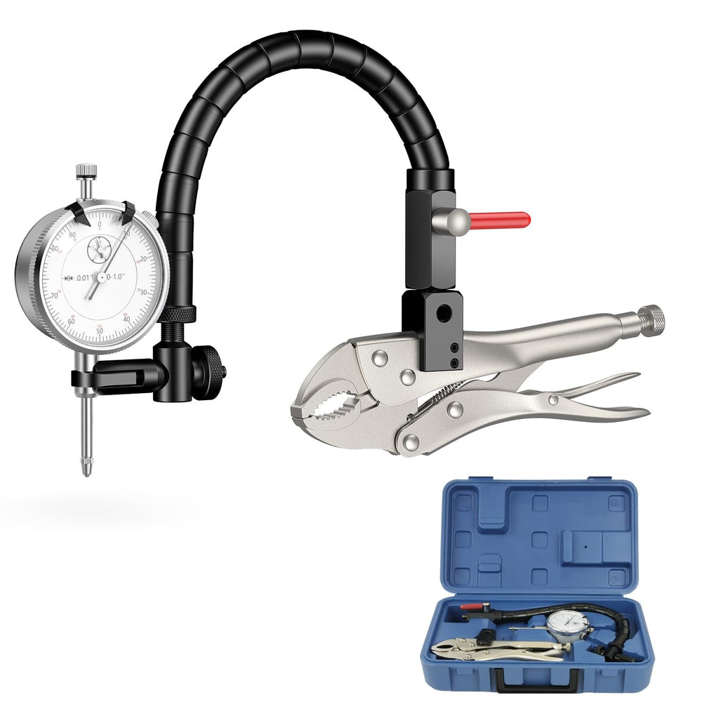 HDLNKAK front view of gauge kit showing components and organized case for easy transport