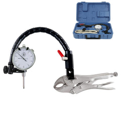 HDLNKAK locking pliers clamped to hub offering stable grip and repeatable data