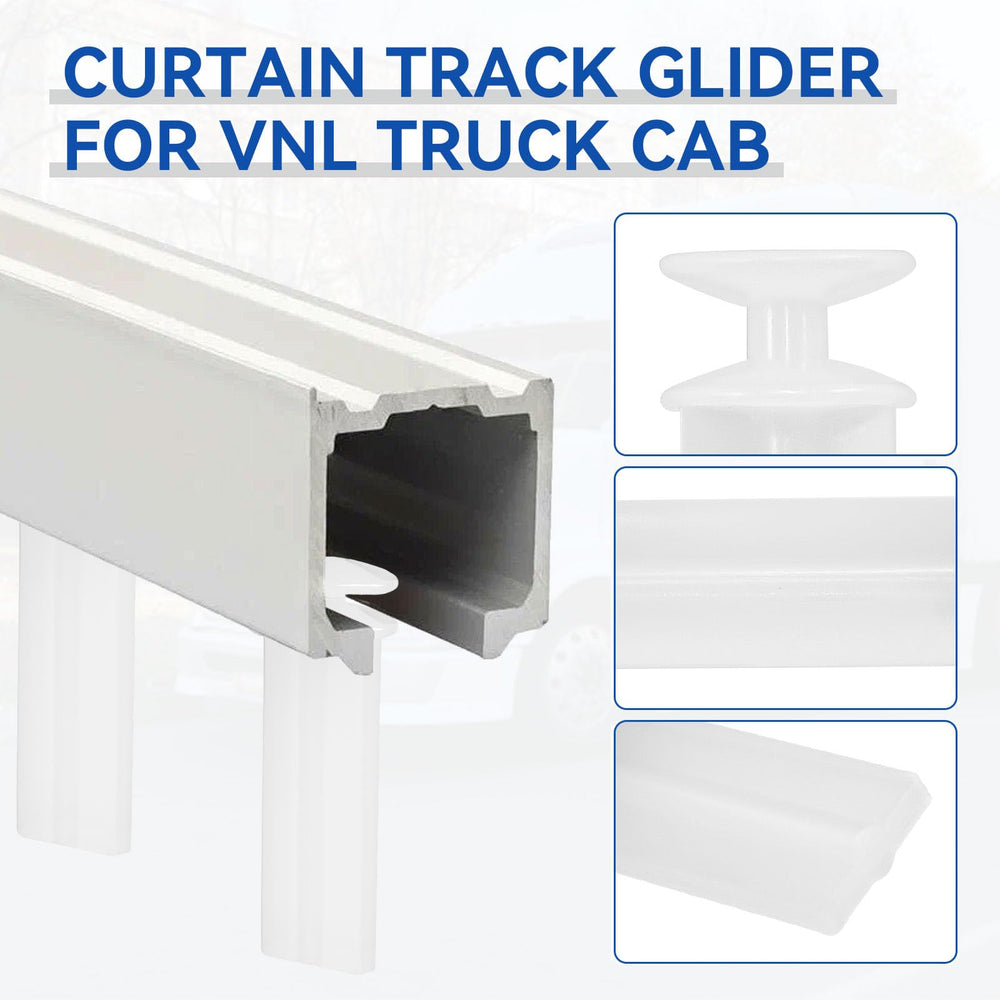 HDWGGD installed on a Volvo VNL curtain demonstrating secure hold and consistent glide