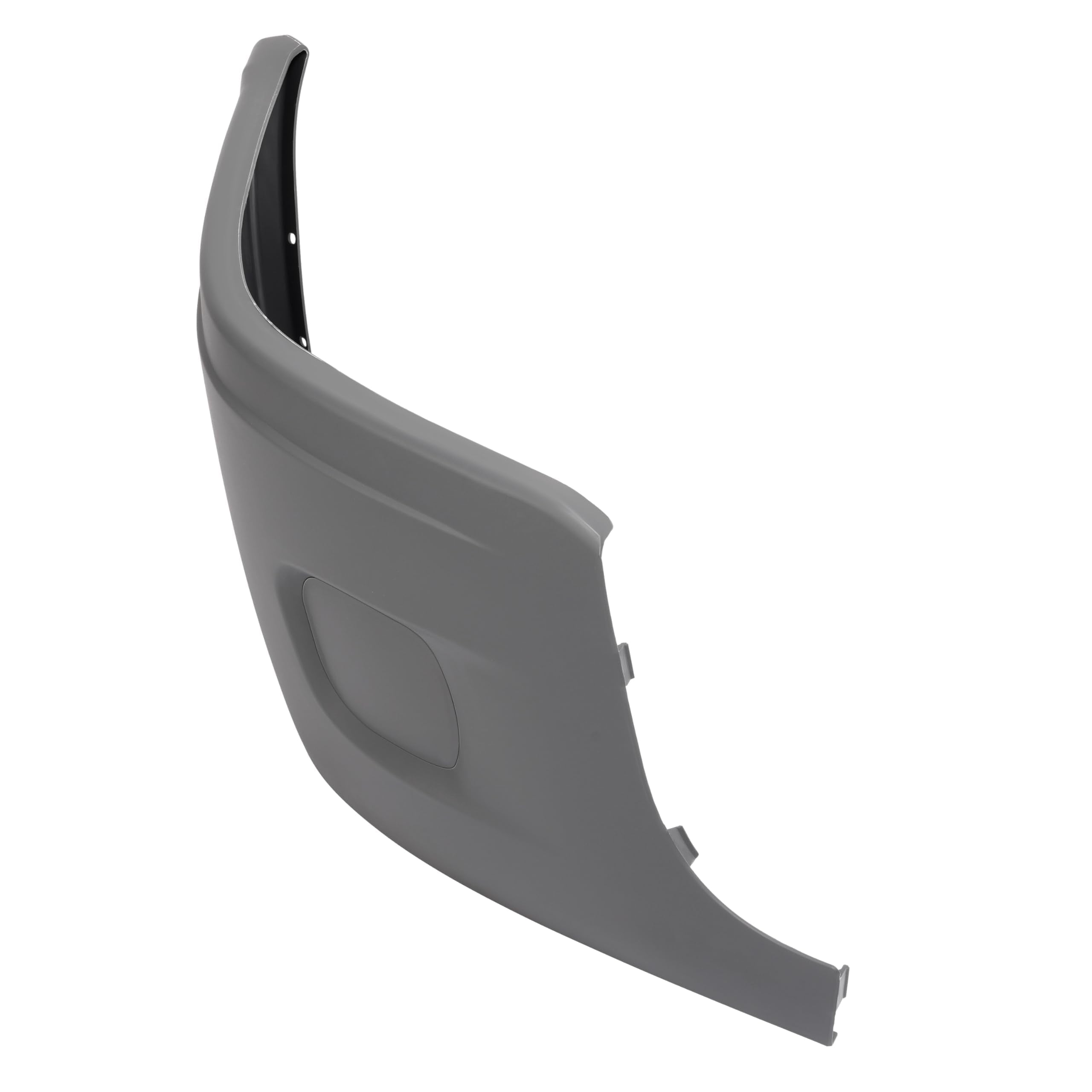 HECASA bumper end cap on a parked Cascadia truck illustrating professional finish