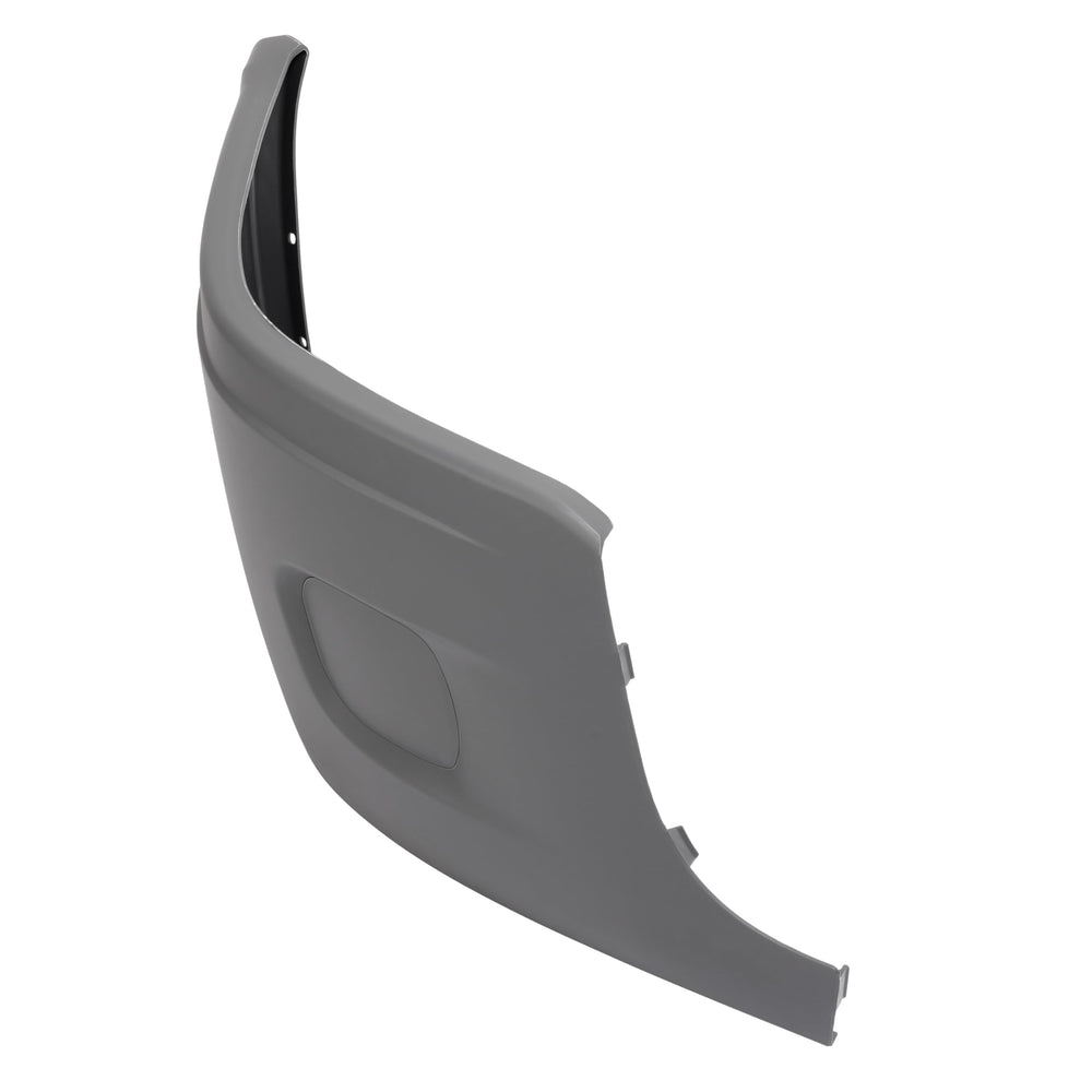 HECASA bumper end cap on a parked Cascadia truck illustrating professional finish