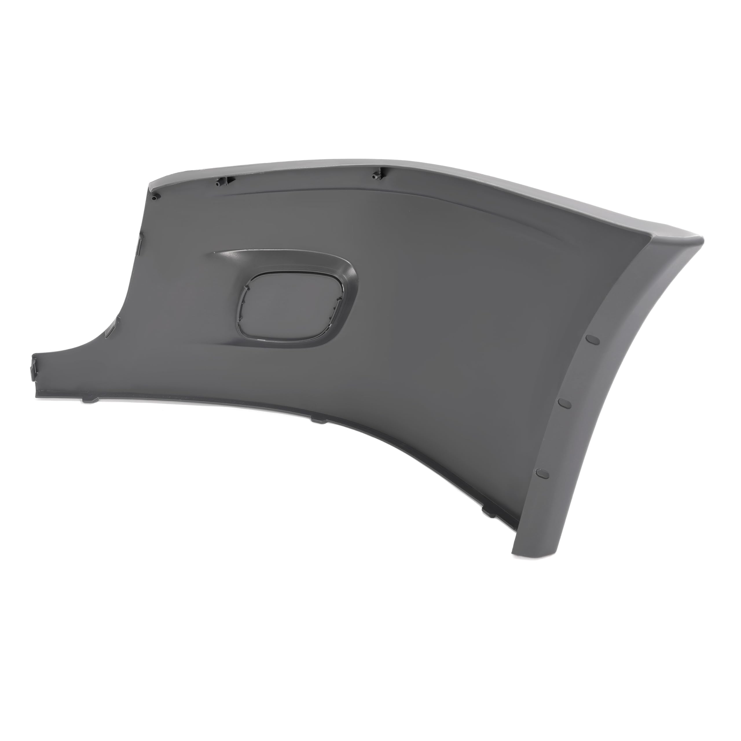 HECASA bumper end cap beside a ruler showing size and correct scale for fitment