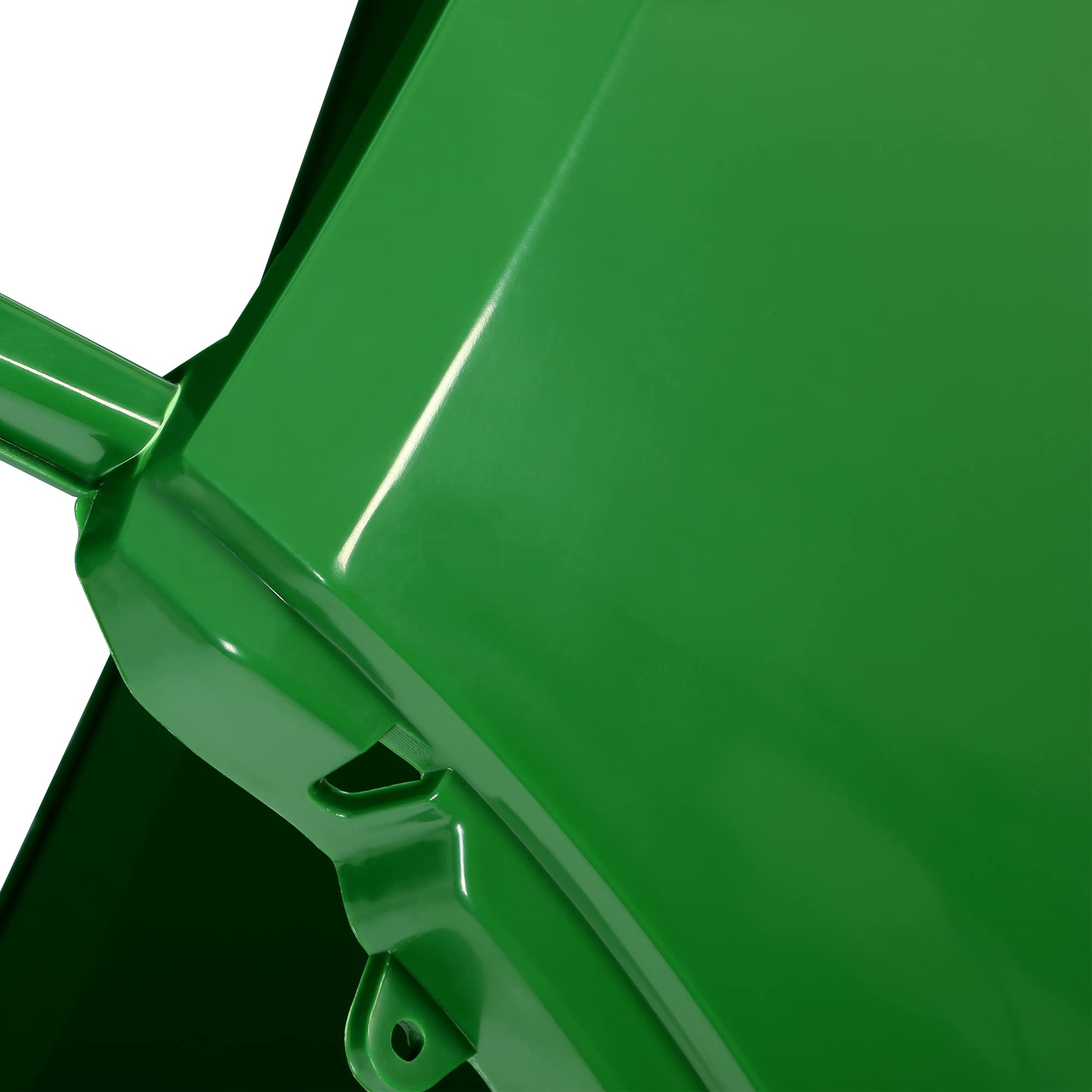 HECASA color and label closeup showing green finish and part number match