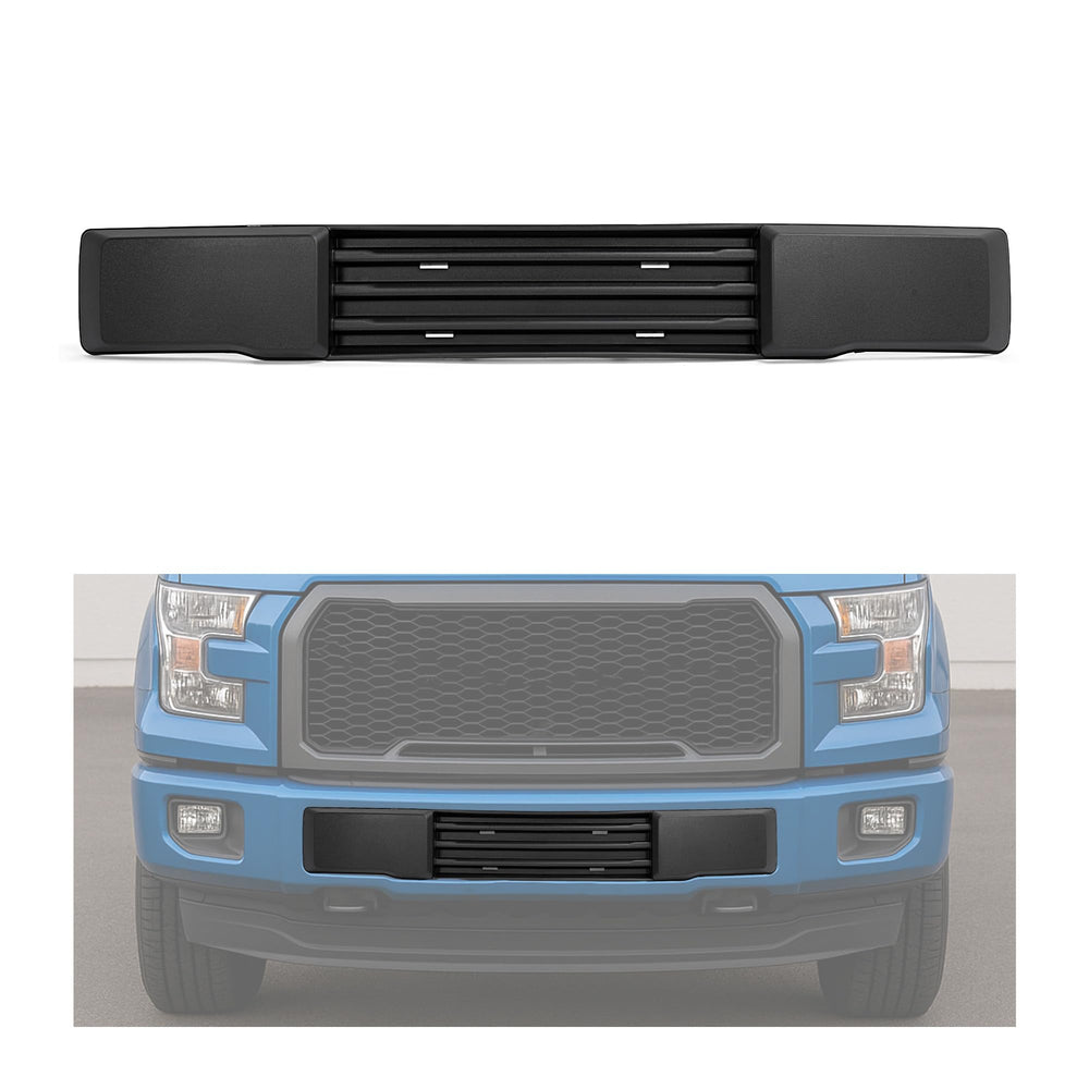 HECASA front bumper cover front view showing factory contours and fit benefits