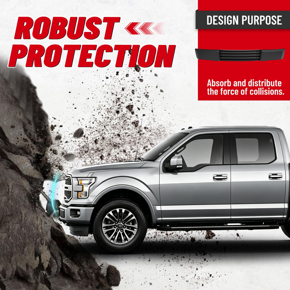 HECASA bumper installed on F150 demonstrating restored front appearance