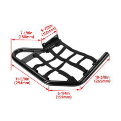 HECASA webbing net detail showing boot protection and coverage