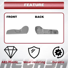 HECASA close-up of ABS texture highlighting durable scratch-resistant finish