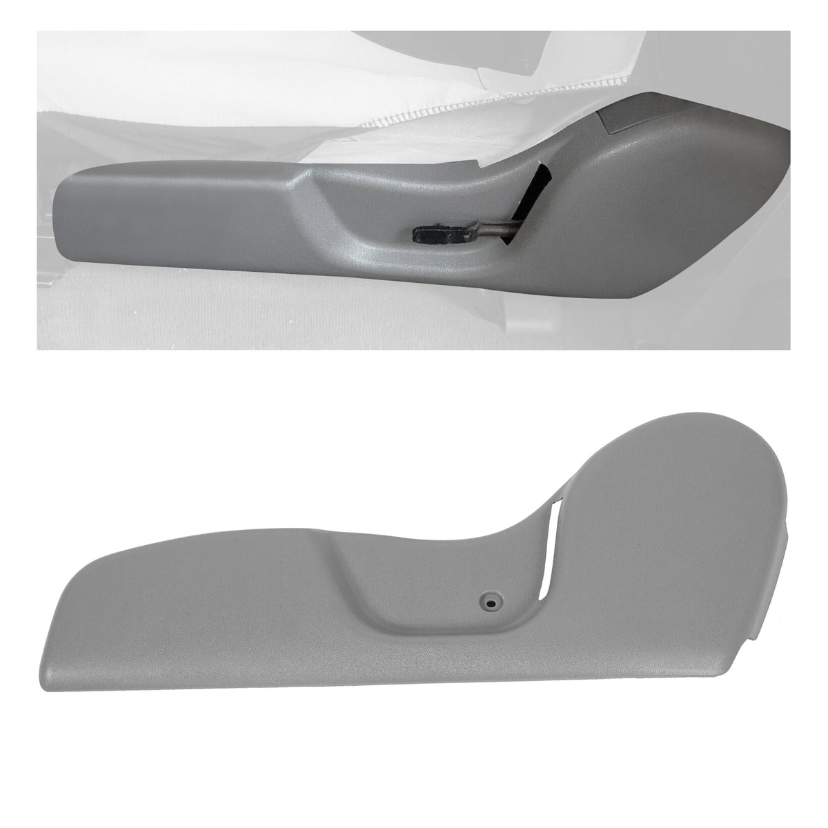 HECASA front view of seat trim bezel showing clean profile and improved aesthetics