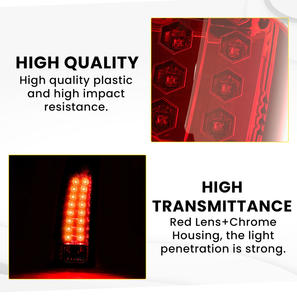 HECASA night illumination brake light with brighter signaling