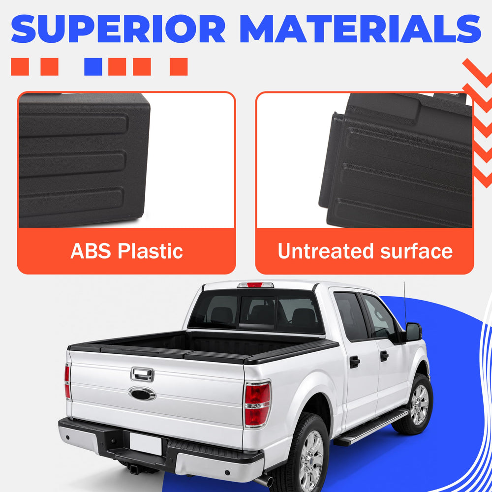 HECASA top edge fitment detail showing protective coverage for tailgate lip