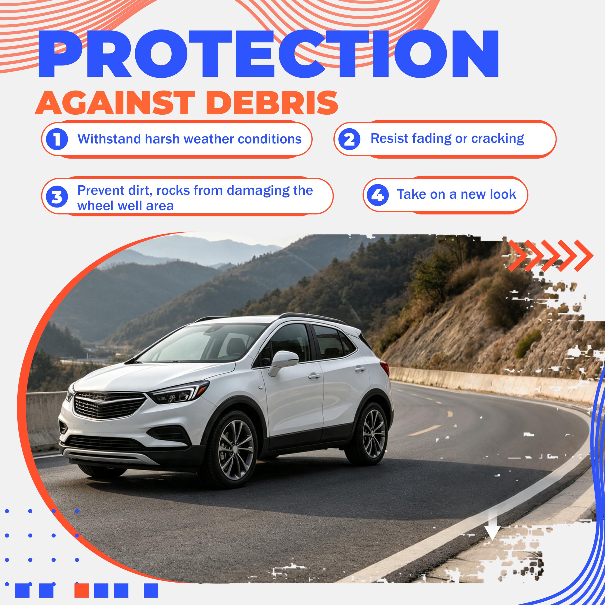 HECASA trim installed on Buick Encore showing improved curb appeal benefit