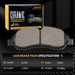 HECHENQICHE ceramic surface texture for low-dust wheel preservation