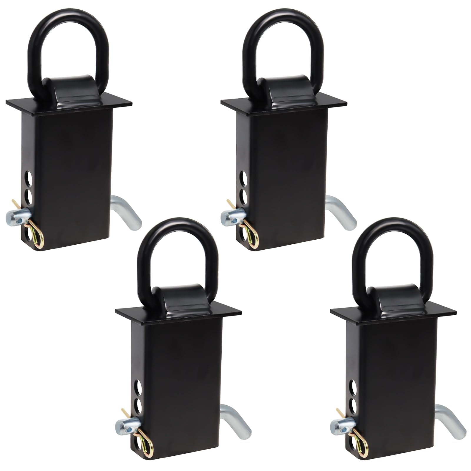 Hedday D-ring front view showing solid steel construction and durable anchor benefit