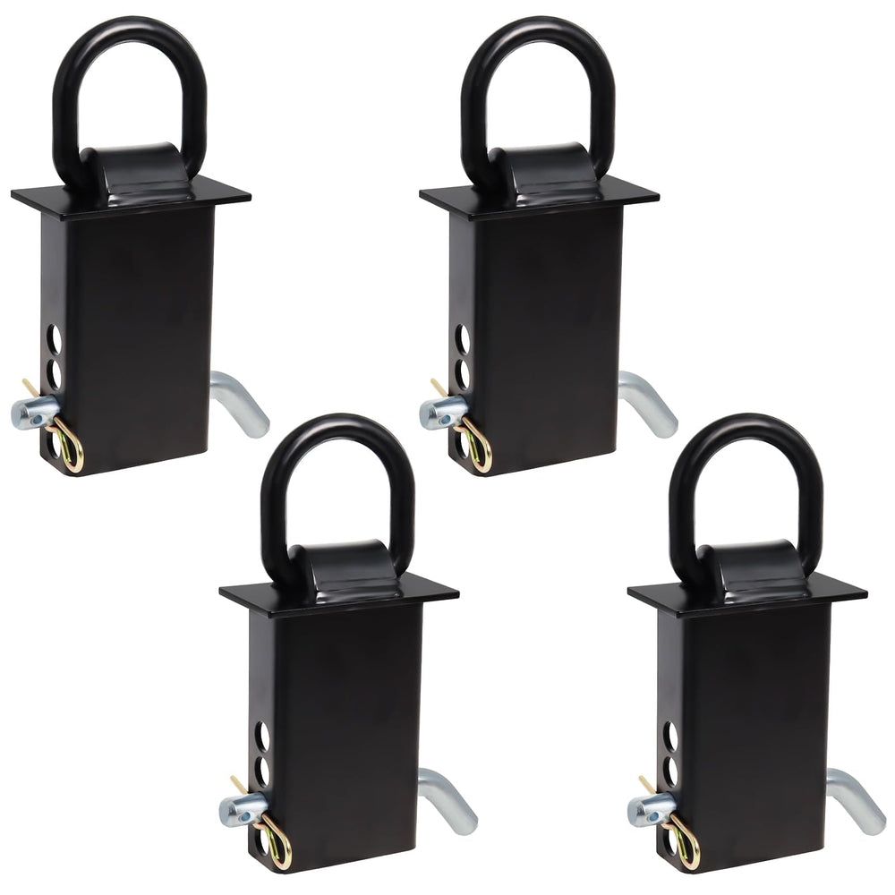 Hedday D-ring front view showing solid steel construction and durable anchor benefit