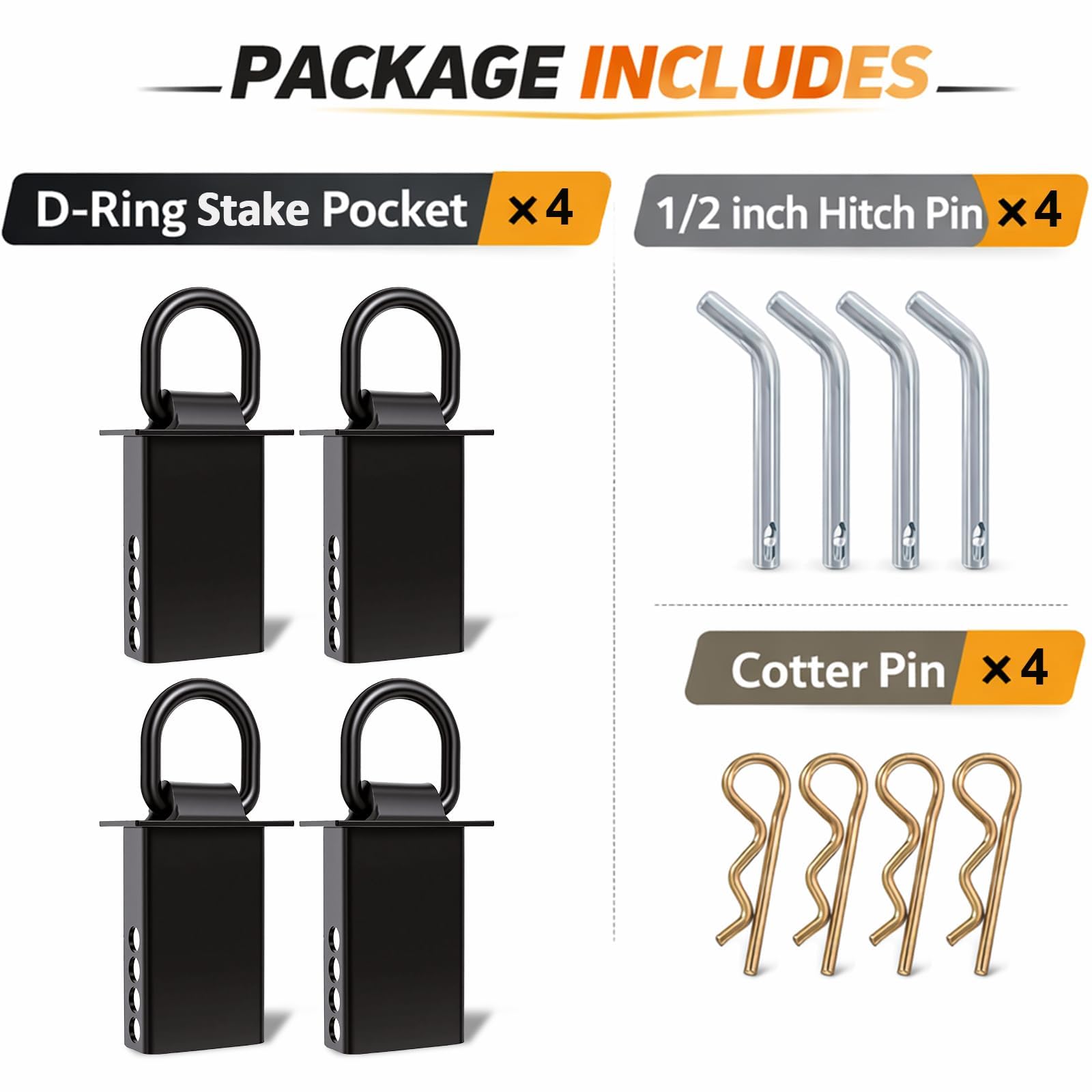 Hedday D-ring securing equipment on trailer illustrating reliable load control benefit