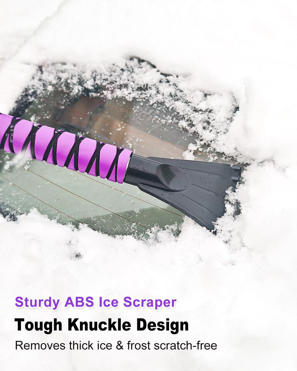 HEEYA pivoting brush head at angle, adapts to curved surfaces