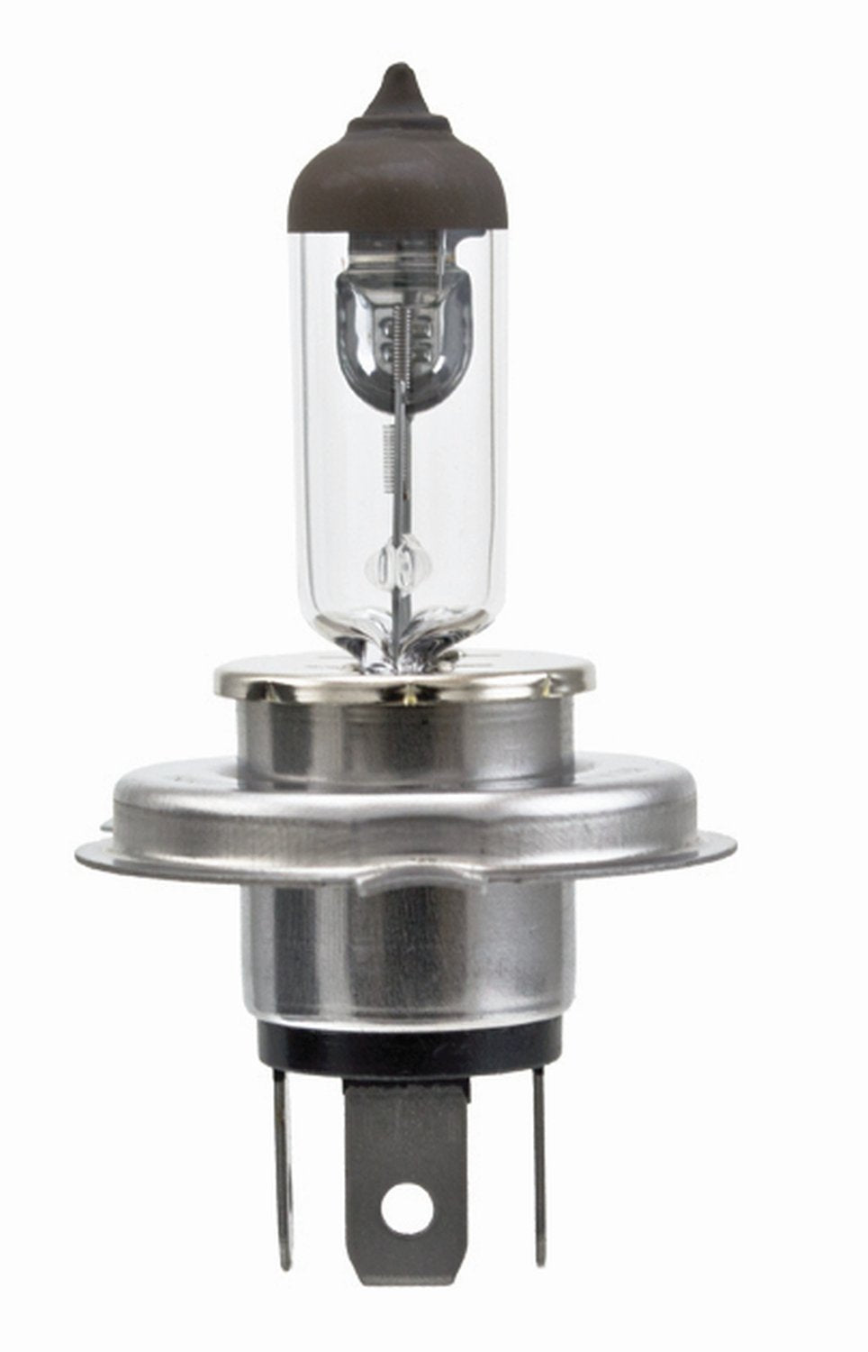 Hella close-up of H4 bulb filament highlighting sturdy construction for brighter illumination