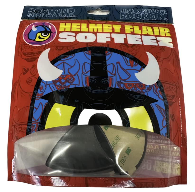 Helmet Flair application step peel and stick adhesive for quick installation