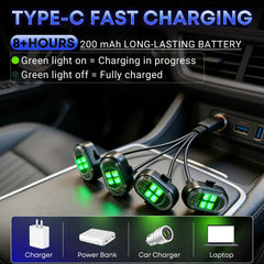 Hemei9319 remote shown with light for simple color control