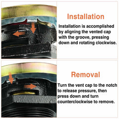 HEMRUNK cap installed on a transfer tank showing reliable field performance