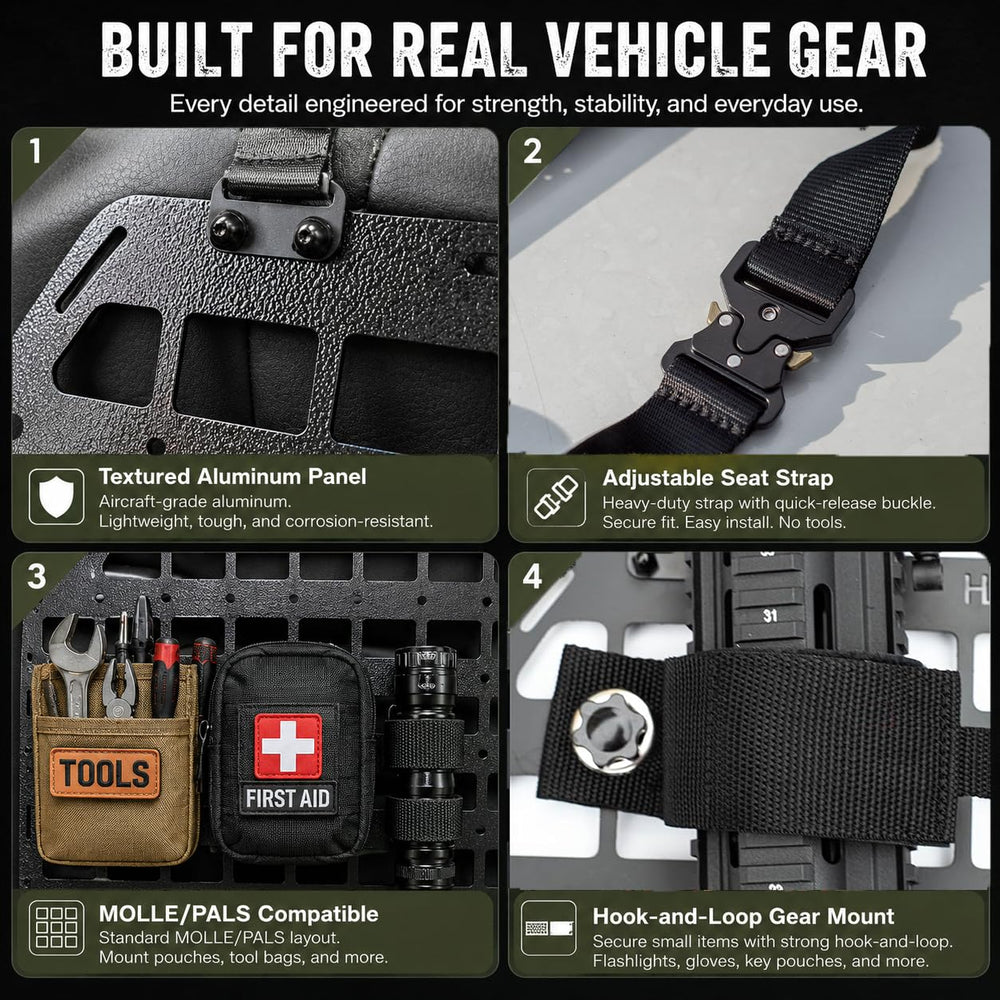 HEMSK DAYS precision MOLLE/PALS slot pattern enabling standard pouch attachment