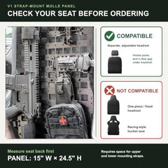 HEMSK DAYS panel mounted in vehicle displaying tidy storage and safe transport