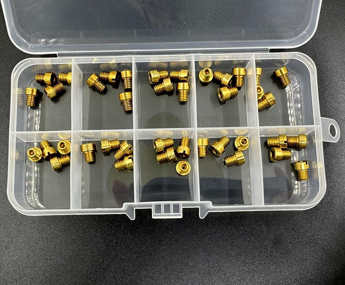 HENKYO organized layout of all ten sizes for quick selection