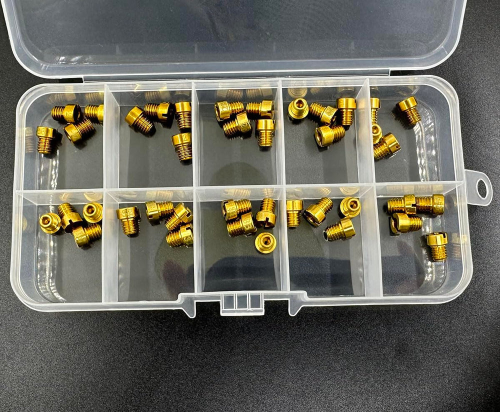 HENKYO organized layout of all ten sizes for quick selection