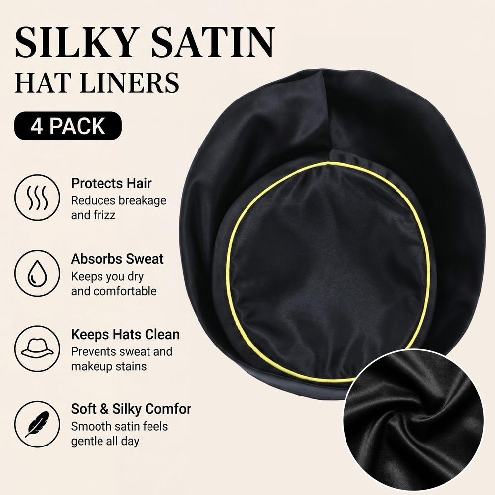 Hercicy liner under a Panama hat showing prevention of interior abrasion