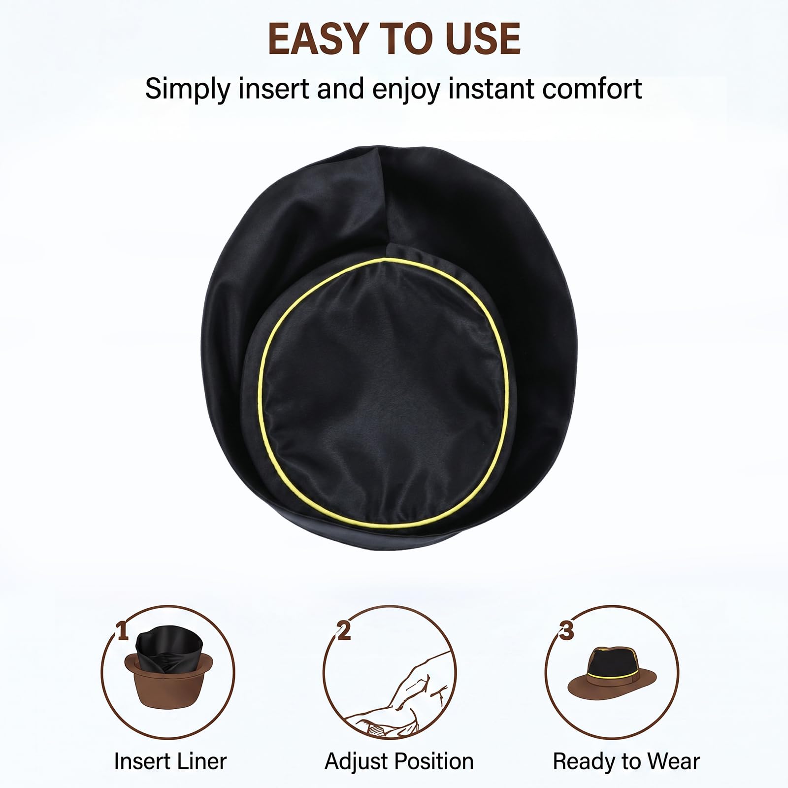 Hercicy seam and edge detail demonstrating neat finish and easy customization