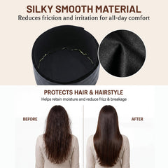 Hercicy liner placed inside a helmet demonstrating added comfort and fit