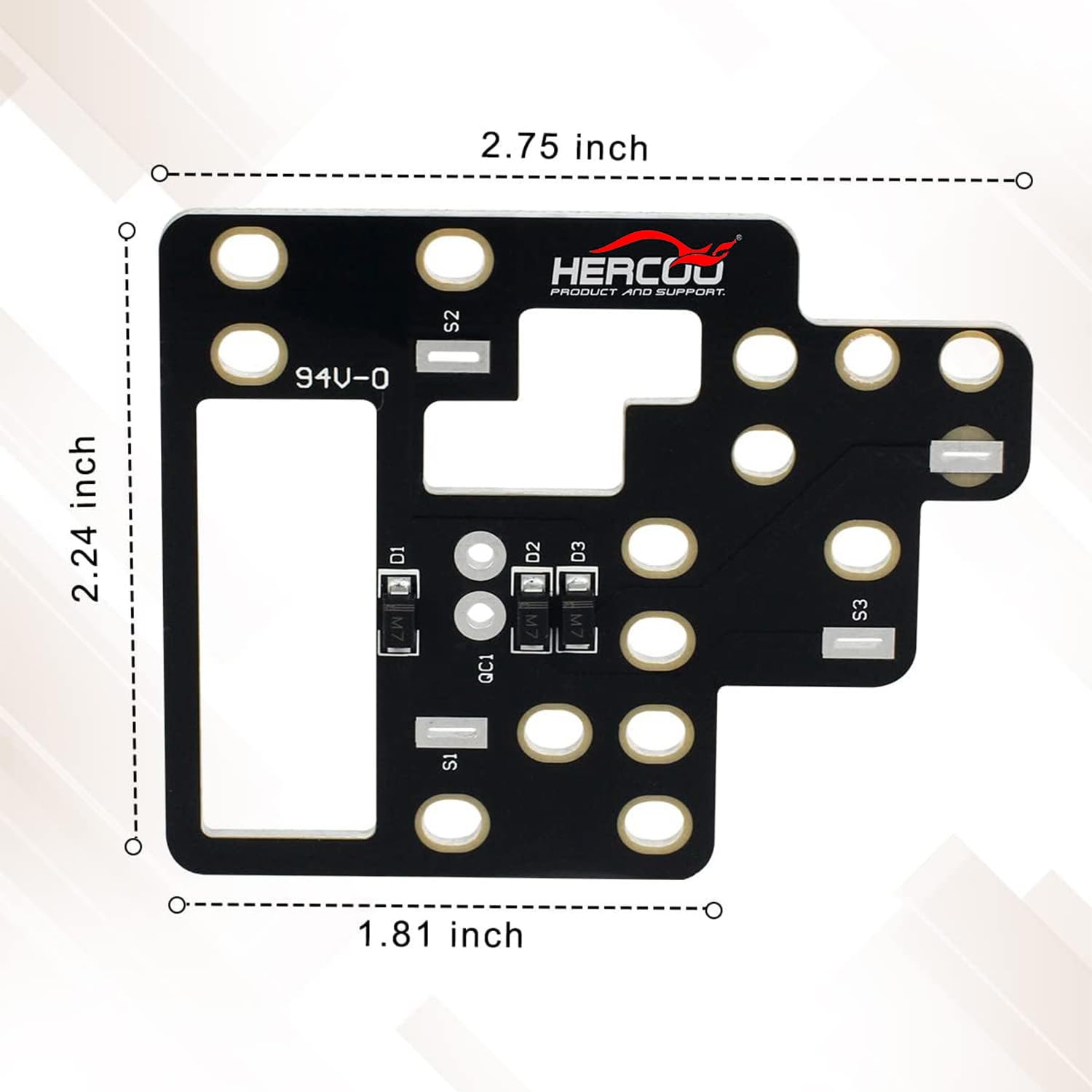 HERCOO module installed inside GM relay box with relays reinstalled, easy plug-and-play upgrade