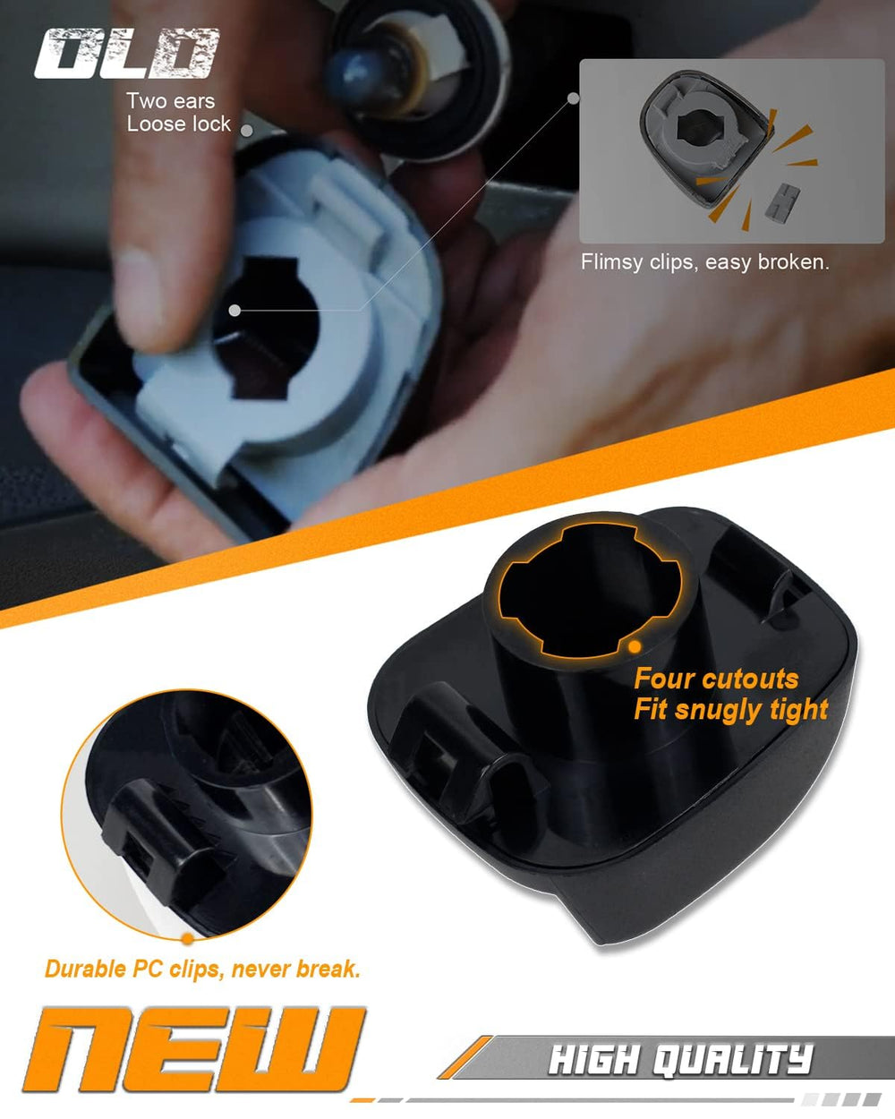HERCOO wiring harness socket detail showing secure plug-in connection and durability