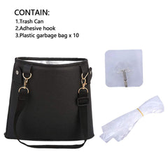 HerMia close-up of top opening and adjustable strap for easy installation