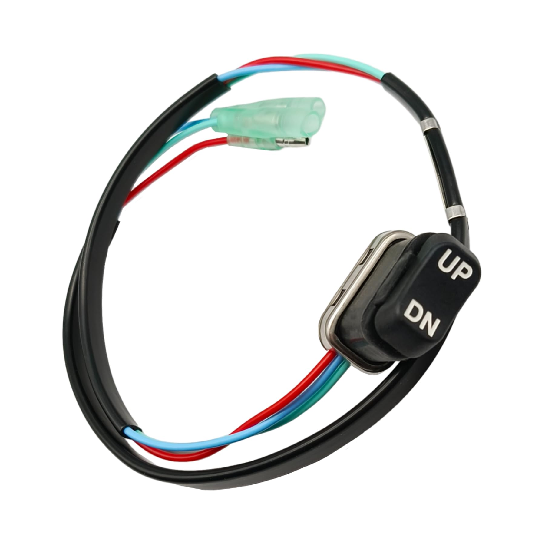 Heurofosh front view tilt trim switch showing clean face and easy control
