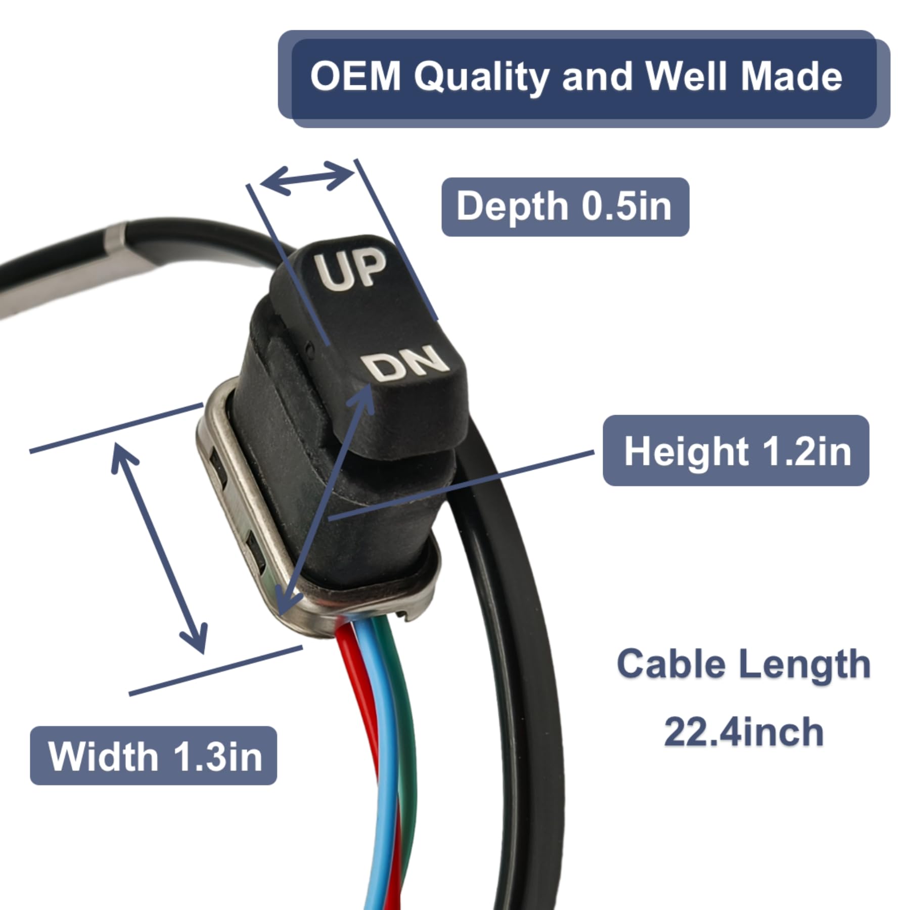Heurofosh switch mounted in dash demonstrating straightforward replacement