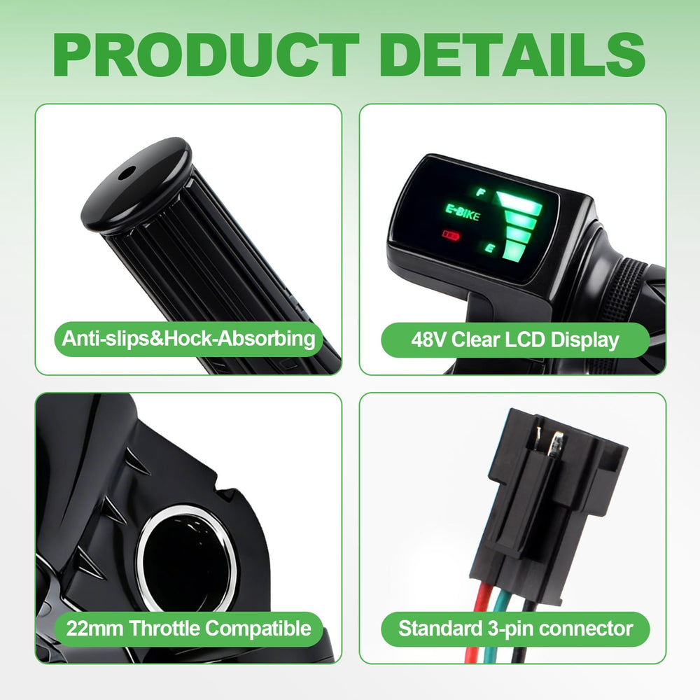 Heymaillc side profile of ergonomic handle grip reduces hand fatigue