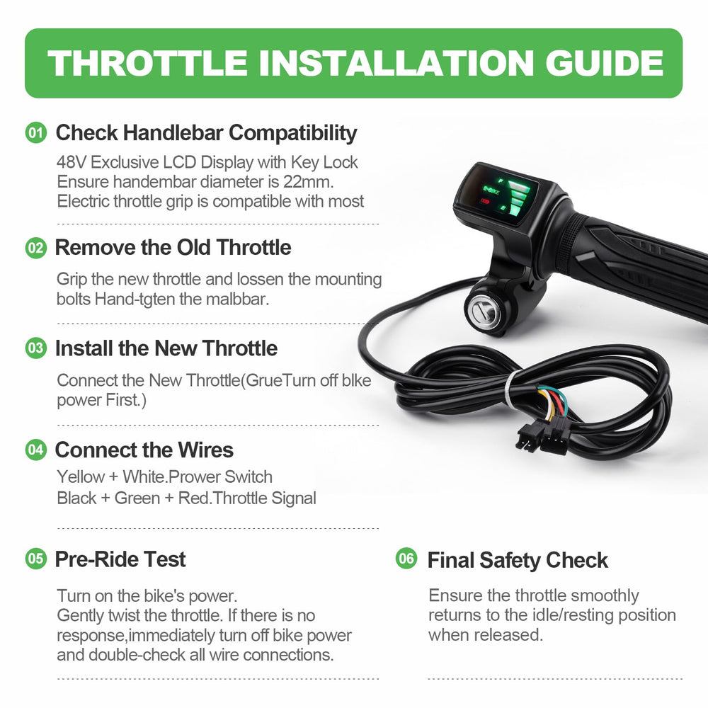 Heymaillc throttle shown in hand for size scale and ergonomic benefit