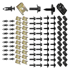 Heyzidu front packaging showing full 100-piece fastener kit and organized compartments for convenience