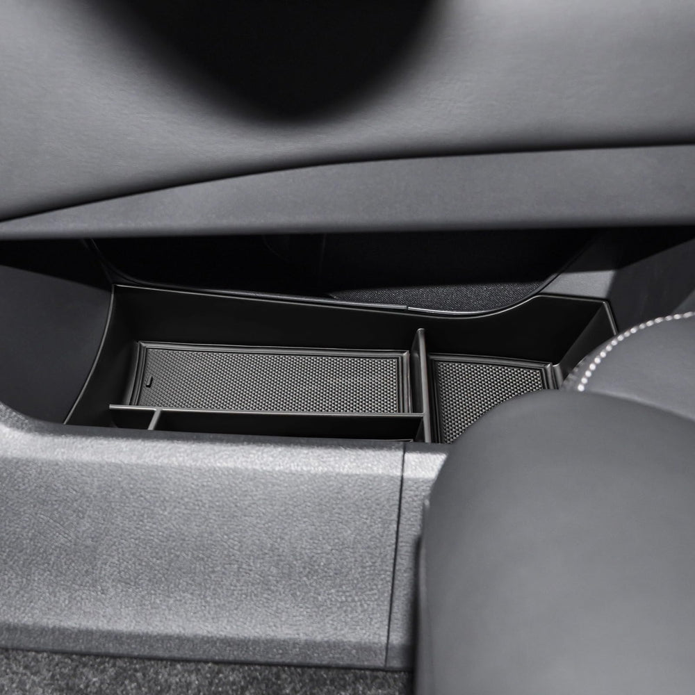 HGWEI angled side detail showing precise fit and flush edge in console