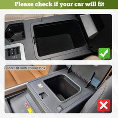 HGWEI lower compartment open with bulk items stored for hidden storage benefit