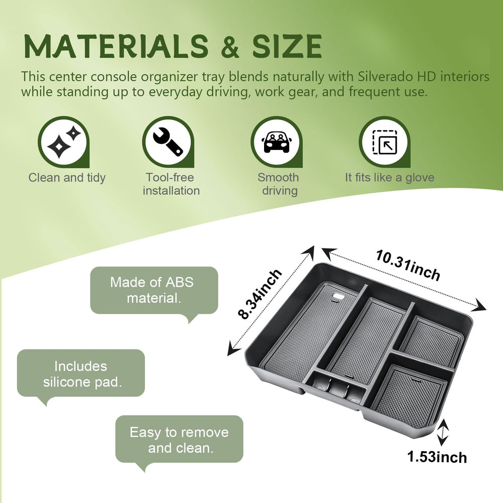 HGWEI organizer beside a hand for scale showing compact, practical size