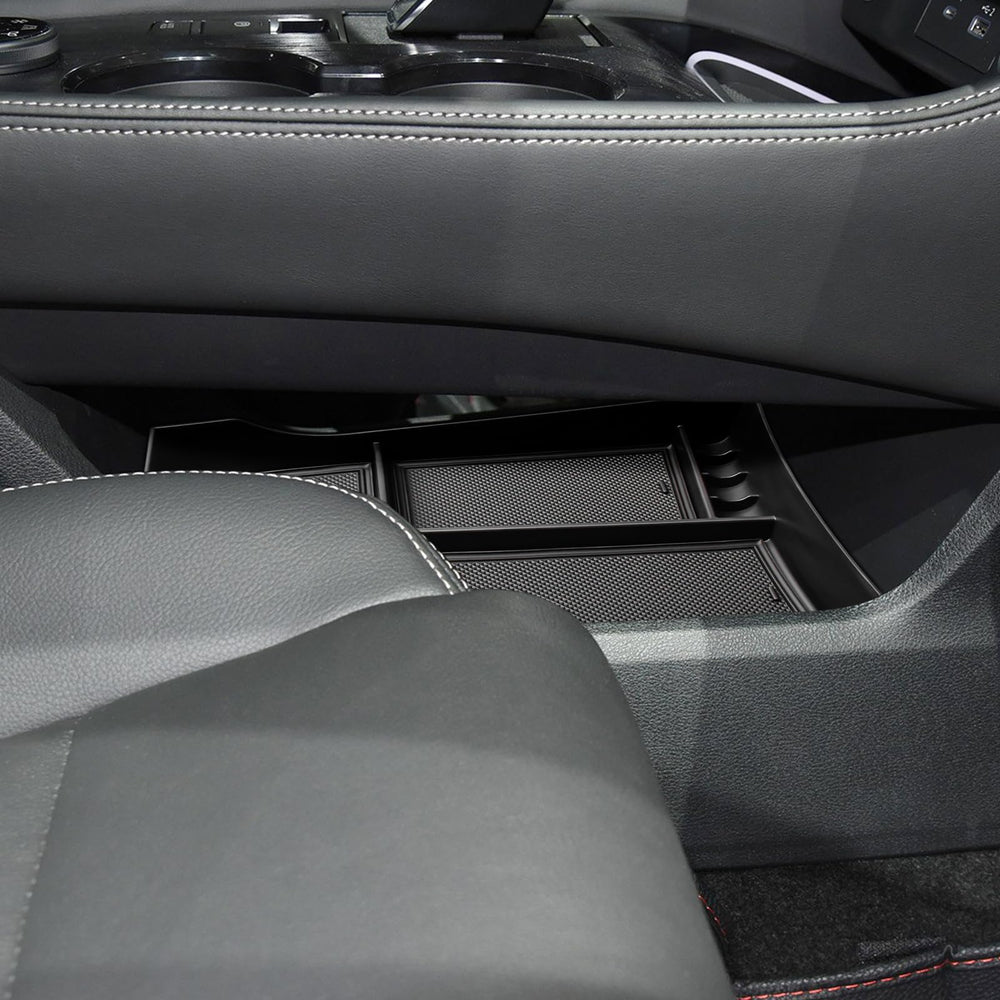 HGWEI lifestyle interior shot showing organized console for comfortable driving