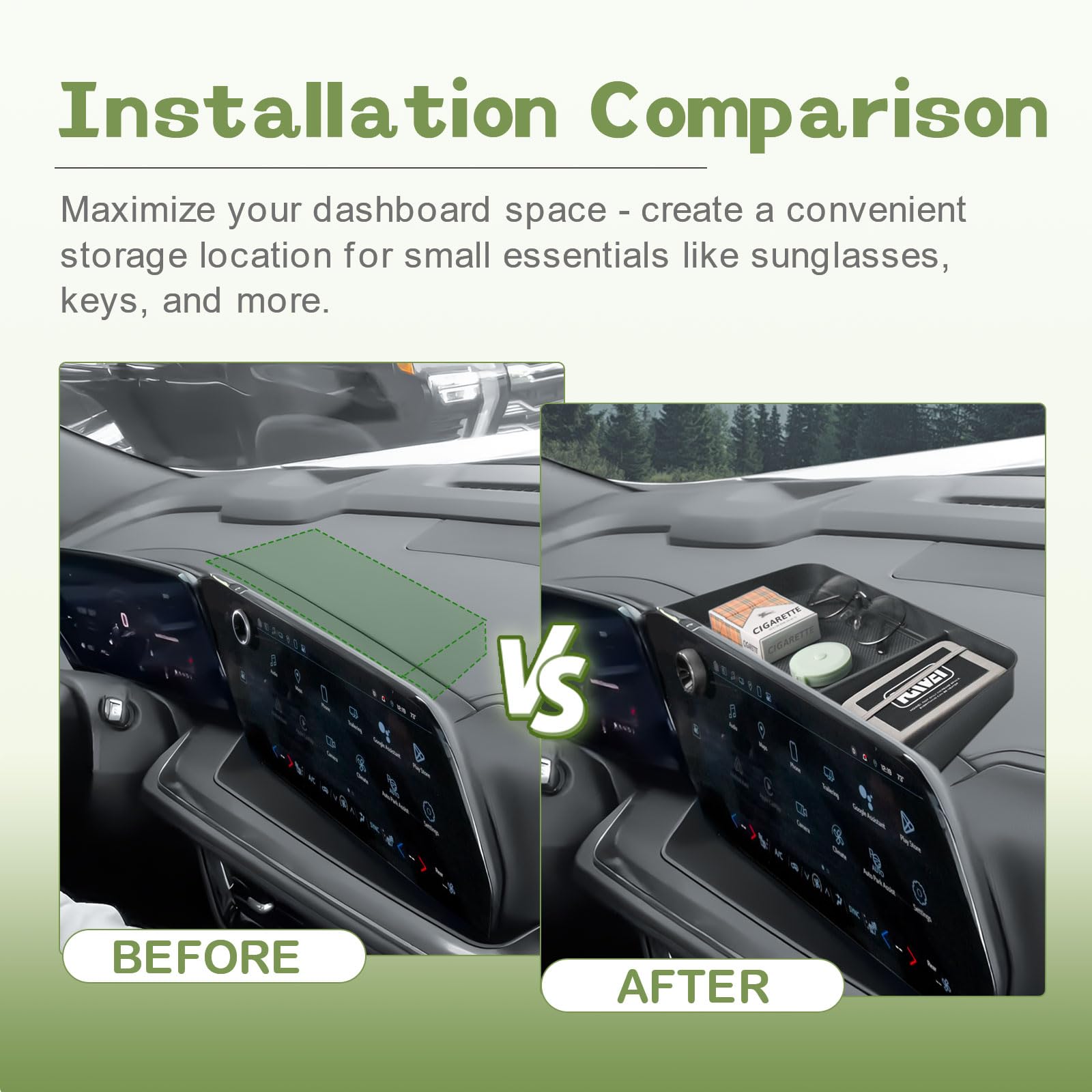 HGWEI side profile demonstrating snug fit behind touchscreen benefit