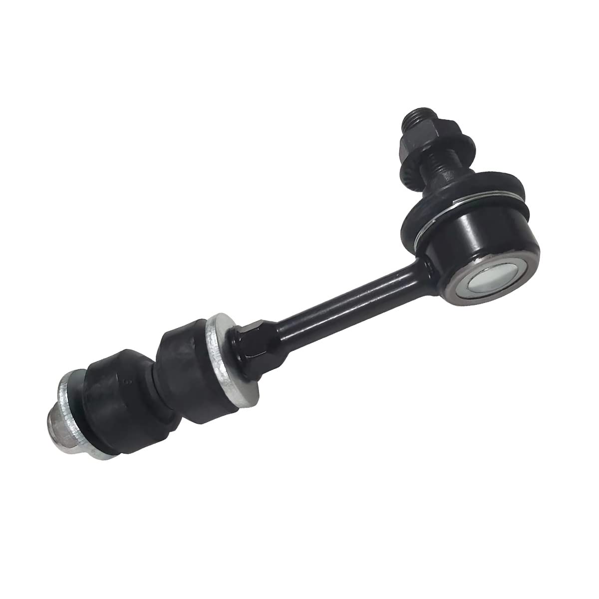 HHCM sway bar links on garage floor with tools showing easy installation advantage