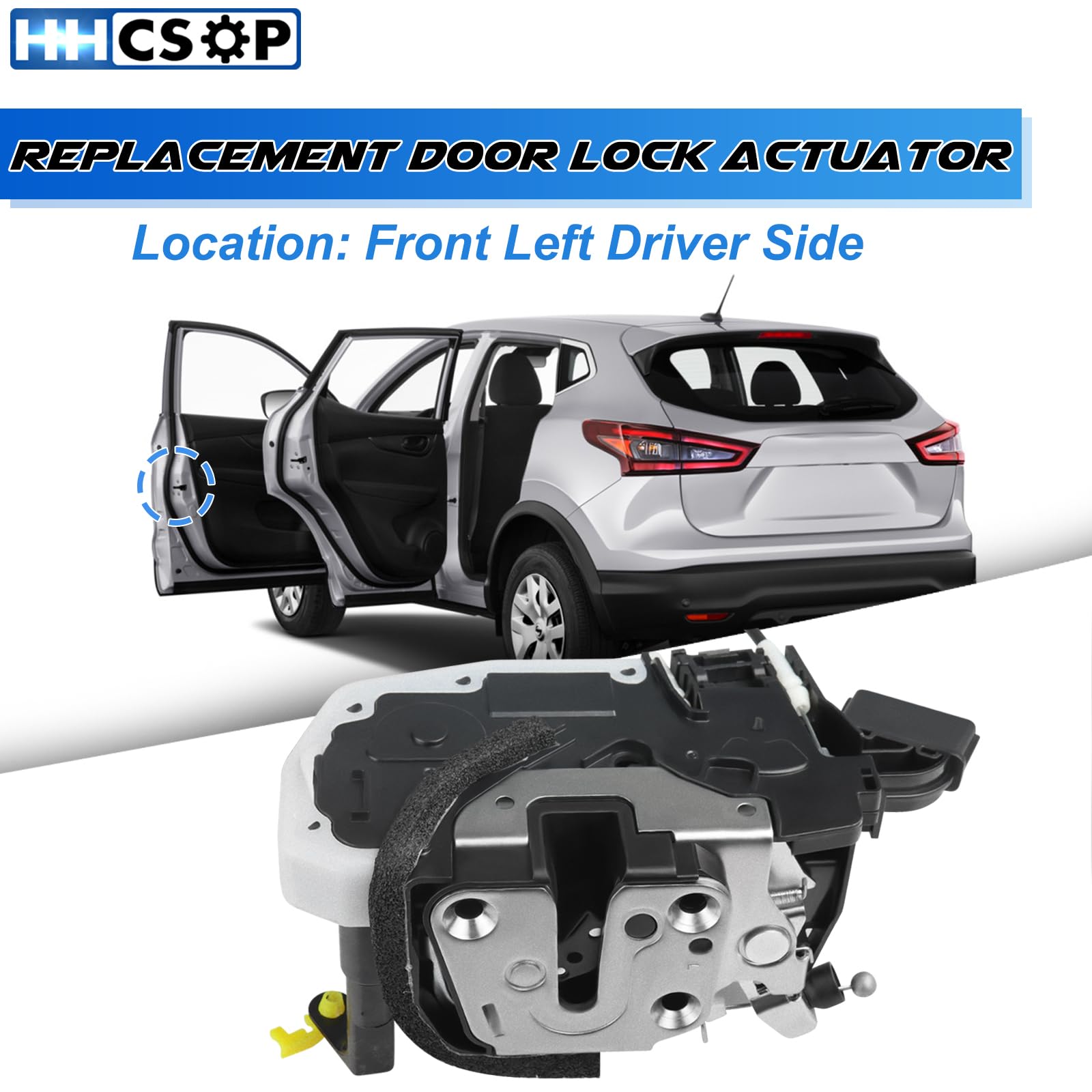 HHCSOP actuator front view detail highlighting durable construction and fit