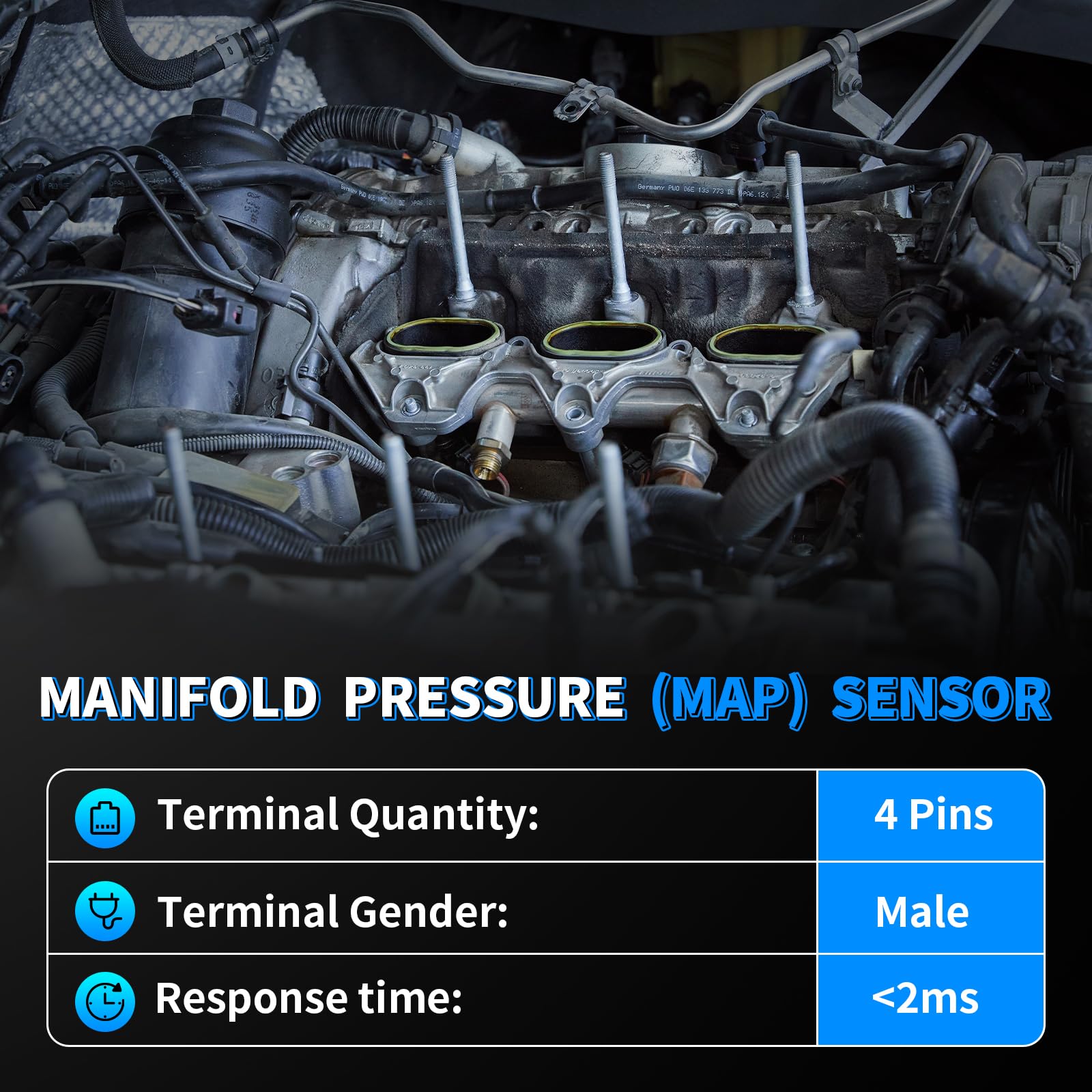 HHCSOP MAP sensor close-up of protective coating for chemical resistance