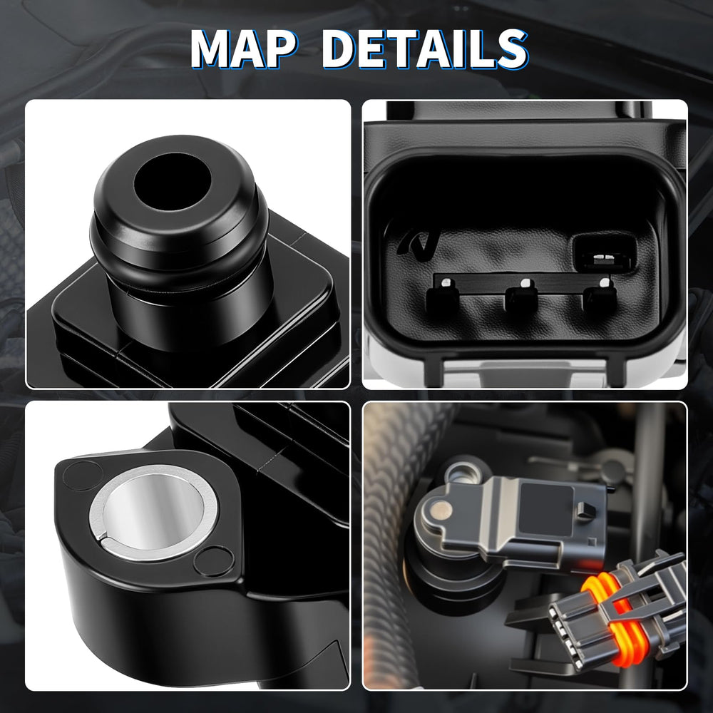HHCSOP MAP sensor installed in engine bay demonstrating direct-fit convenience